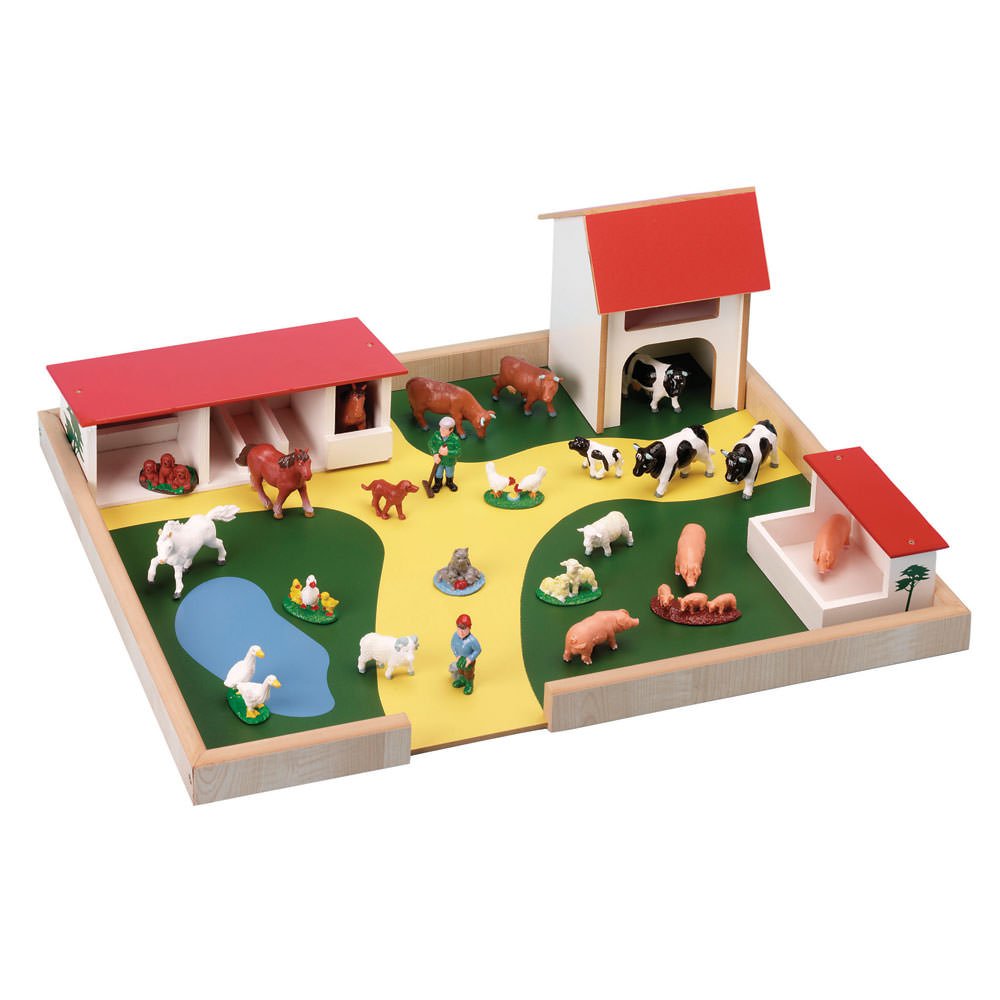 wooden play farm