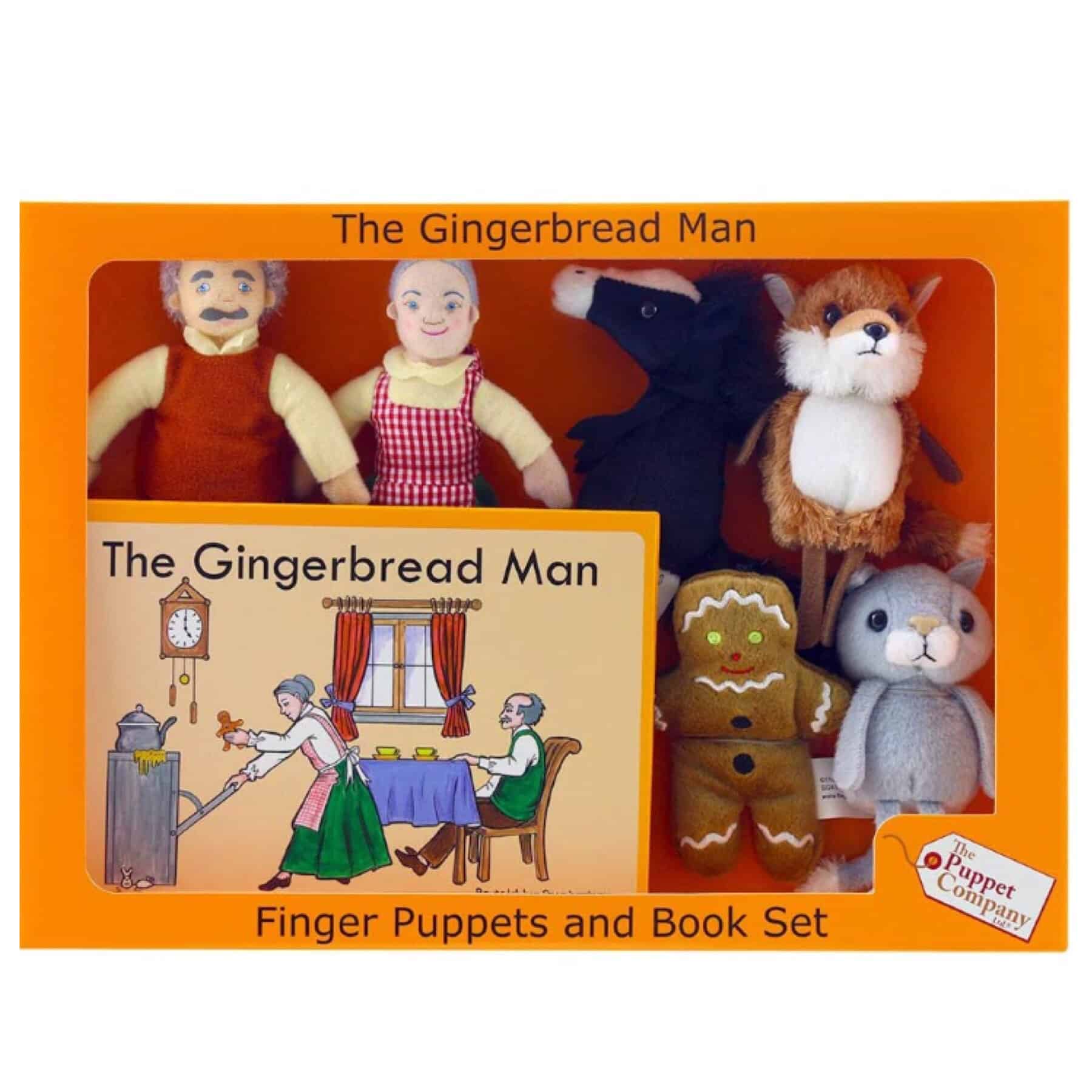 The Puppet Co The Gingerbread Man Puppet Set Traditional Story Set Tinker Tray Play