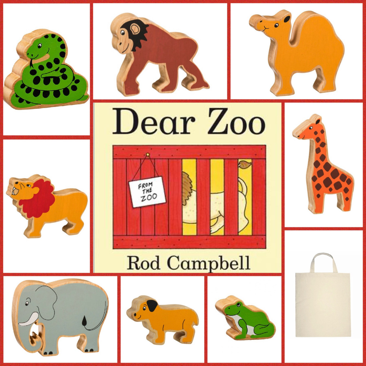Tinker Tray Play Story Sack: Dear Zoo - Tinker Tray Play